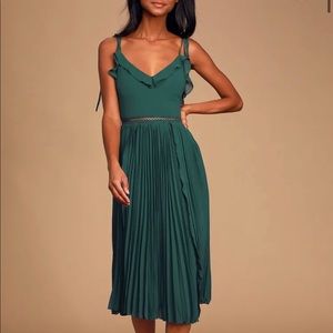 Lulu’s never a dull moment tie-strap dress